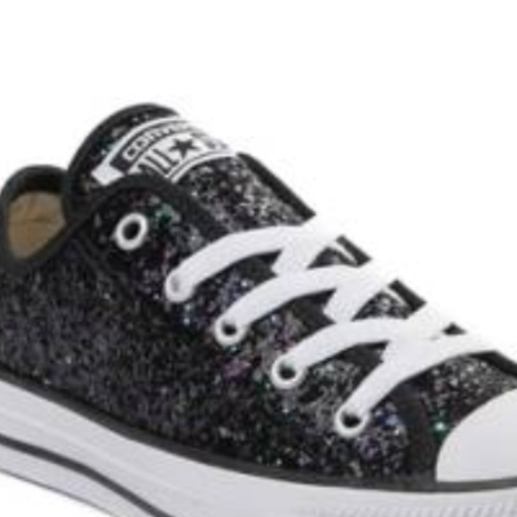 womens converse chuck taylor all star lo glitter sneaker